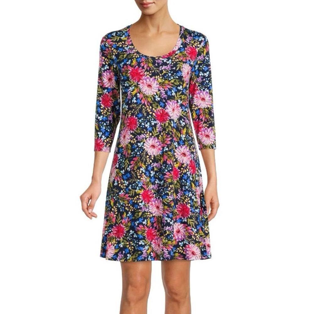 Pioneer Woman Floral A-line Swing Dress Size L